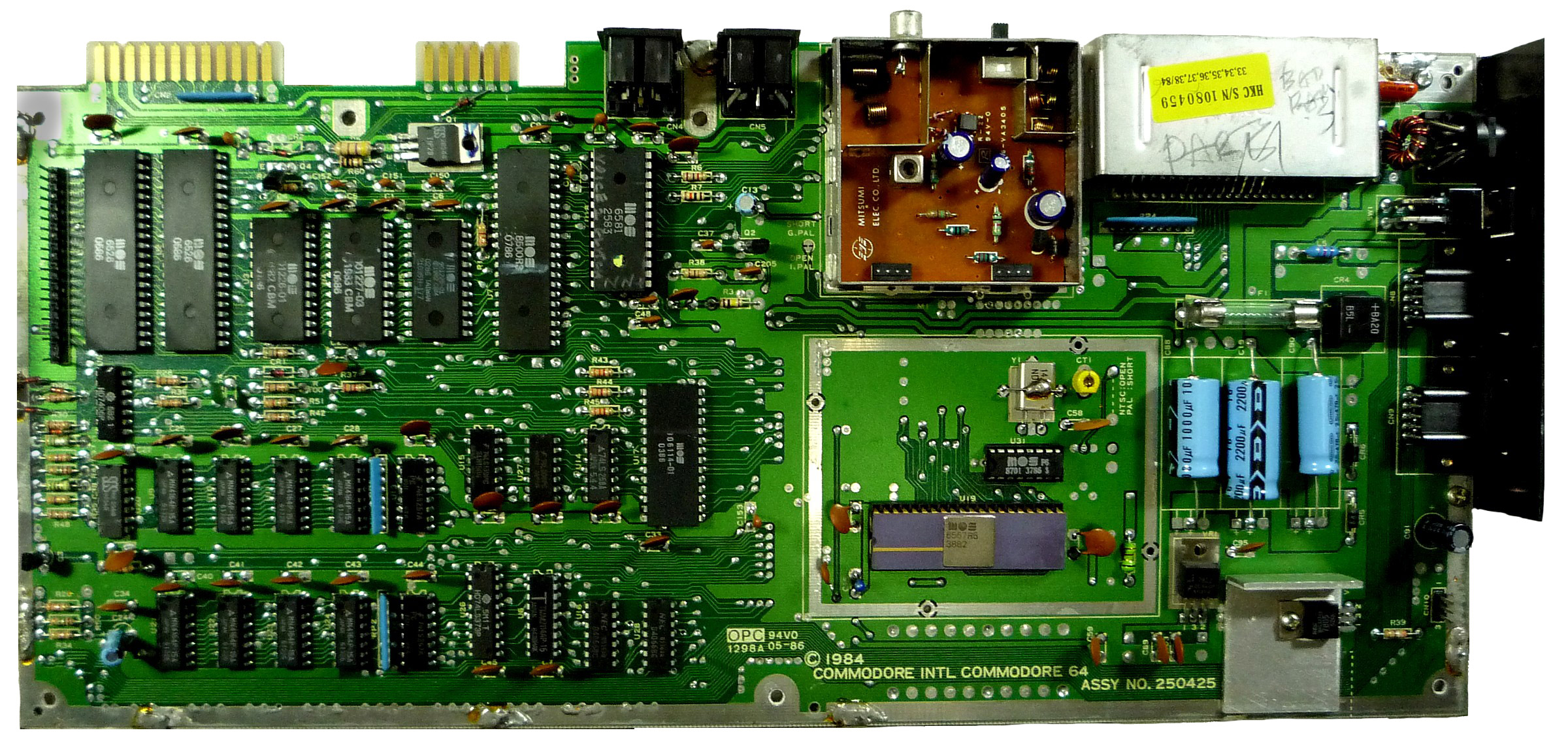 PCB 250425 Commodore 64 recap KIT 